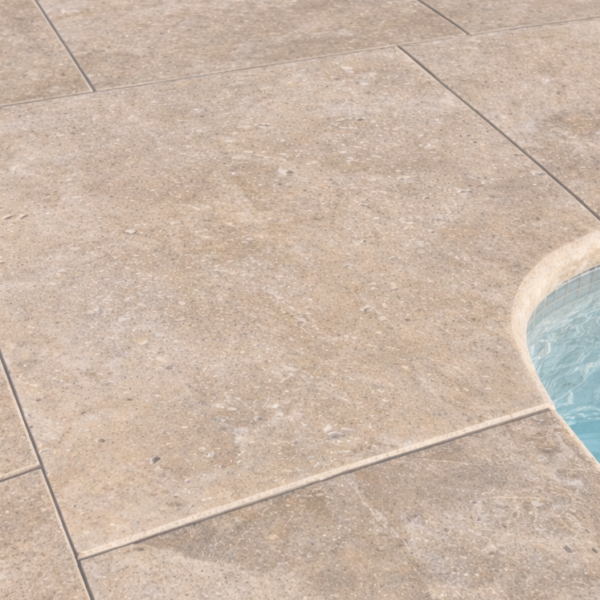 Angle Margelle Travertin Rayon 10