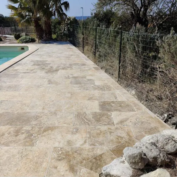 travertin commercial 2ème choix – dallage en pierre naturelle – prix au m²