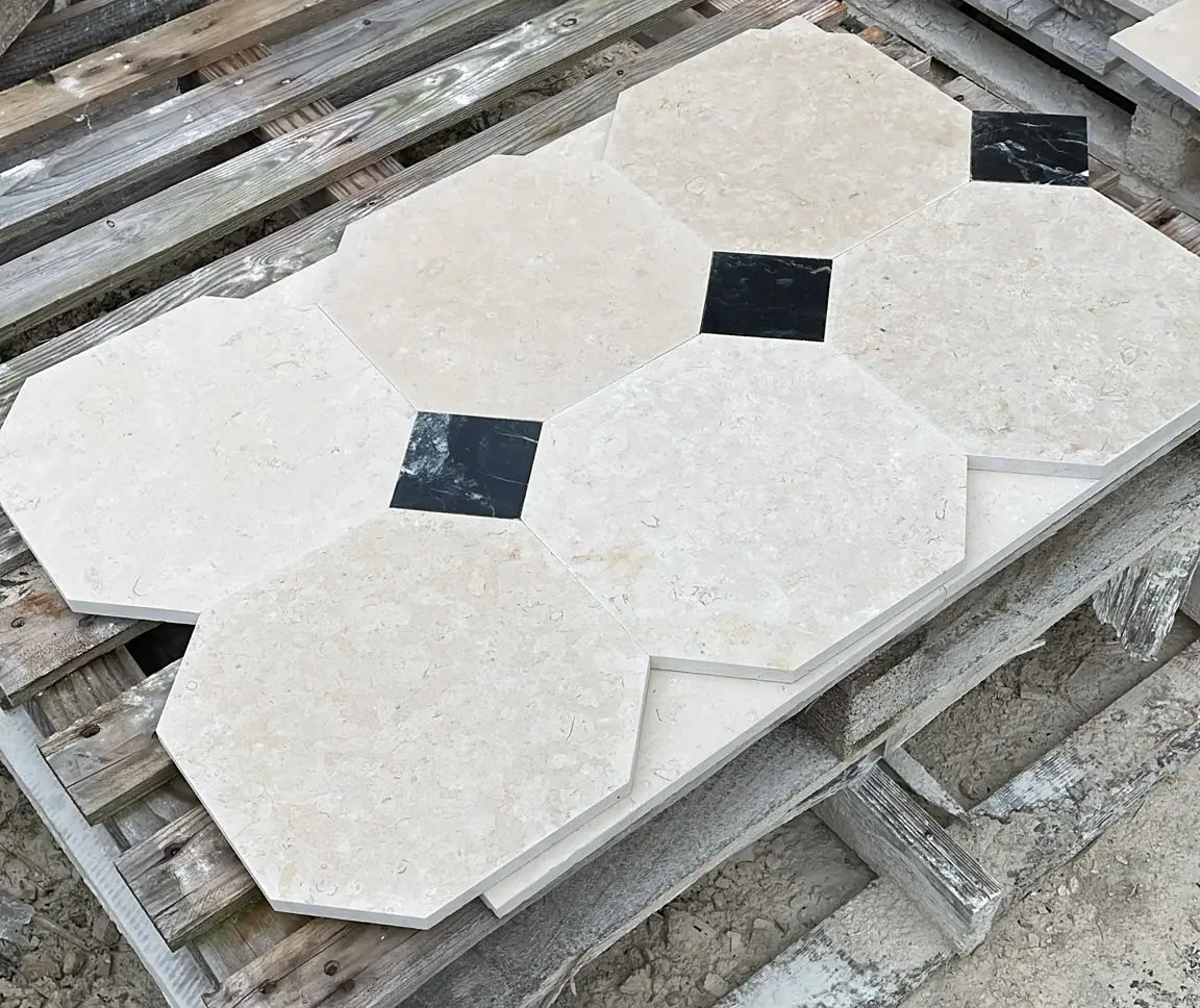 dalle octogone du périgord 33x33 cm (prix au m²)