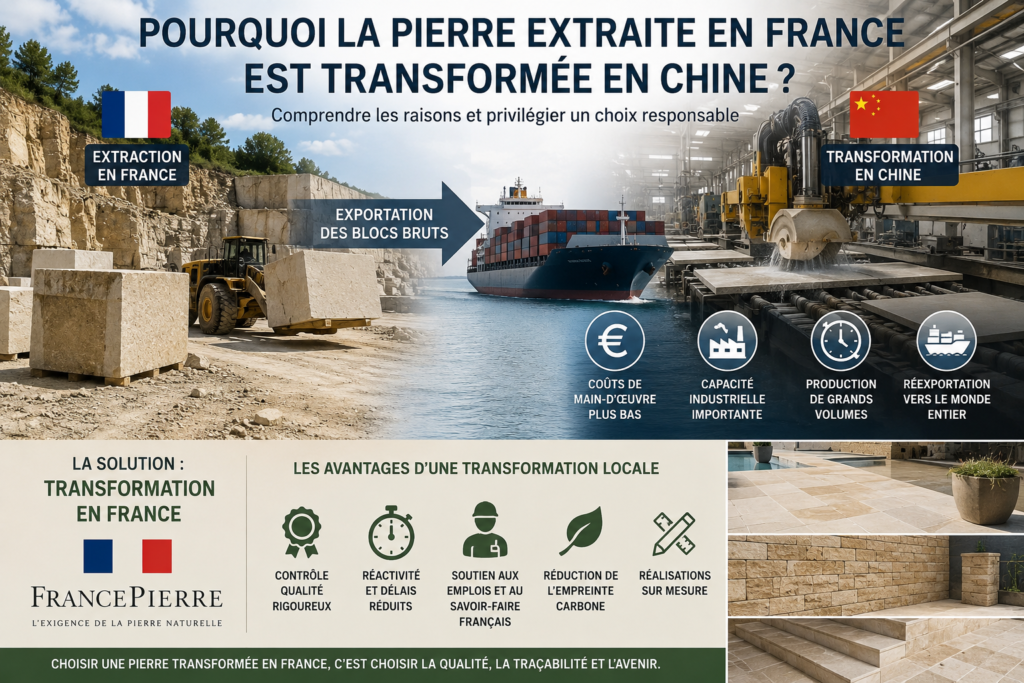 pourquoi certaines pierres extraites en france sont elles transformées en chine