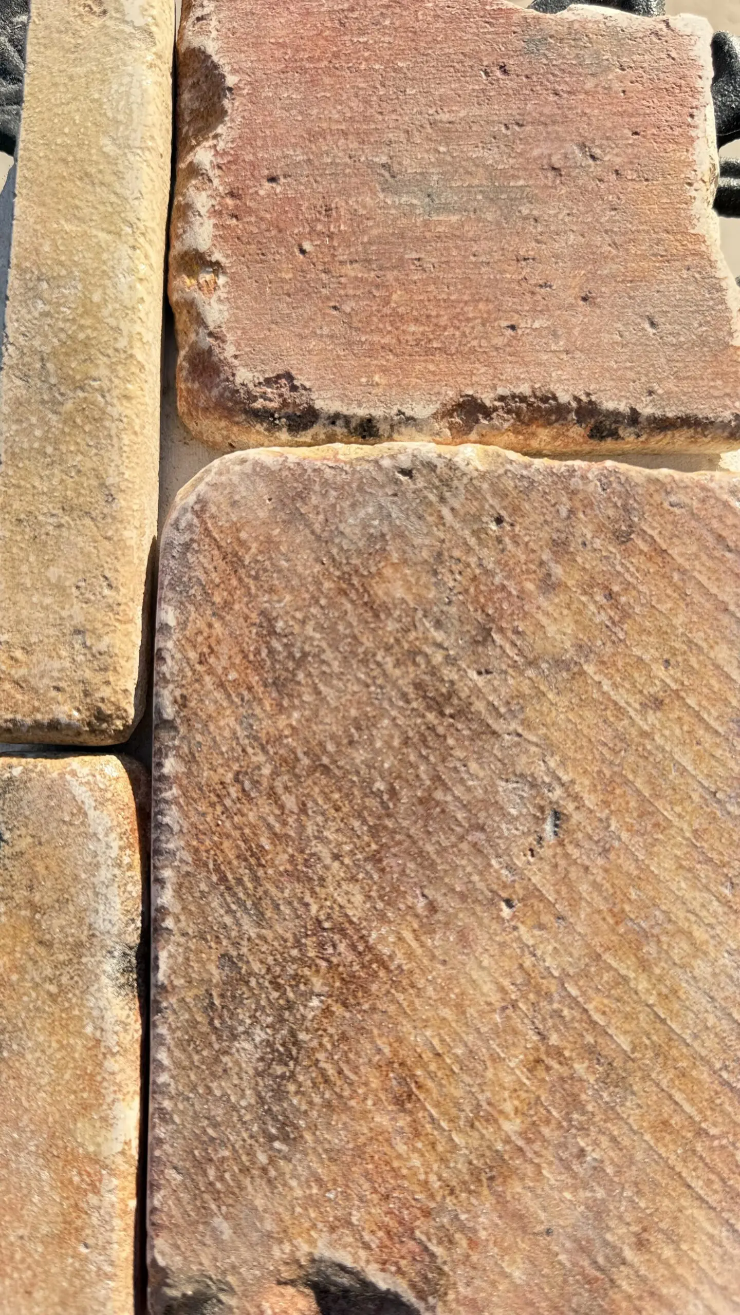 antica brique – pierre naturelle aspect brique ancienne 22 × 5 × 10,5 cm (prix à la pièce)