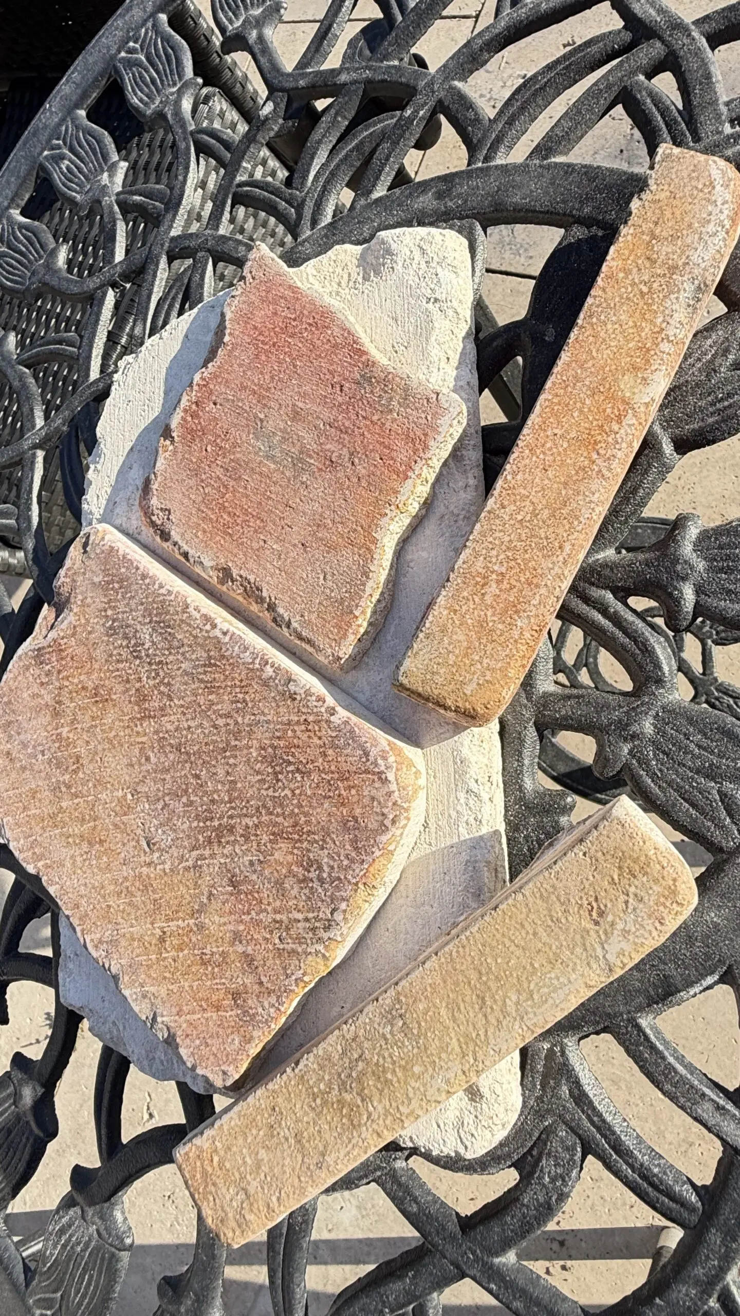 antica brique – pierre naturelle aspect brique ancienne 22 × 5 × 1,5 cm (prix à la pièce)