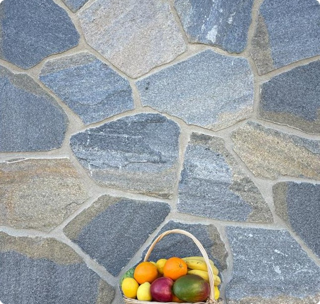quartzite azul nuancé – pierre naturelle bleue nuancée pour sol et mur (prix au m²)