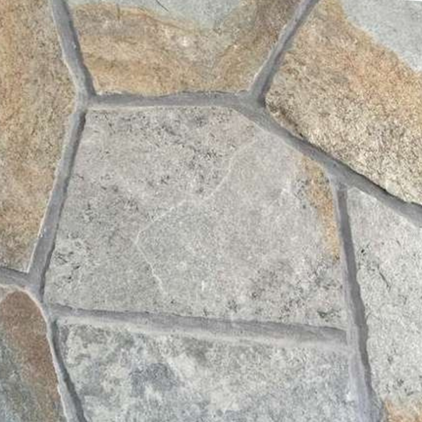 Quartzite Plata bicolore – Gris vert en formats irréguliers